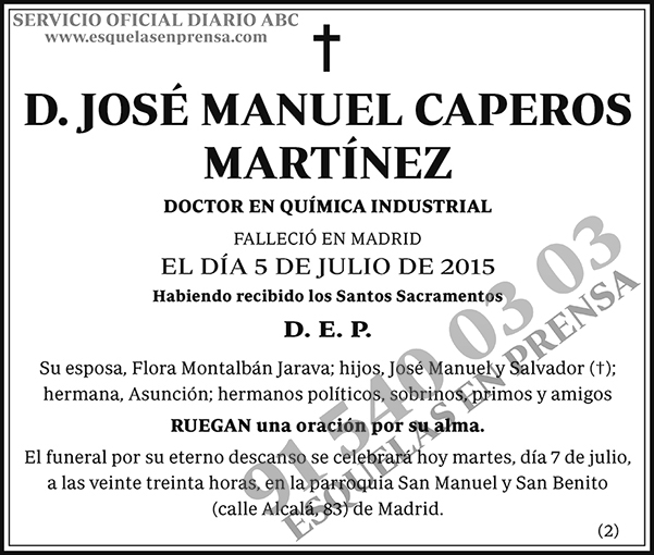 José Manuel Caperos Martínez